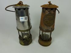 Two early 20th Century Miners lamp Condition Report <a href='//www.