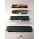Hornby OO Gauge Diesel A-1-A Locos Class 31 BR Blue 31270 & 31111 weathered, BR Green D5512,