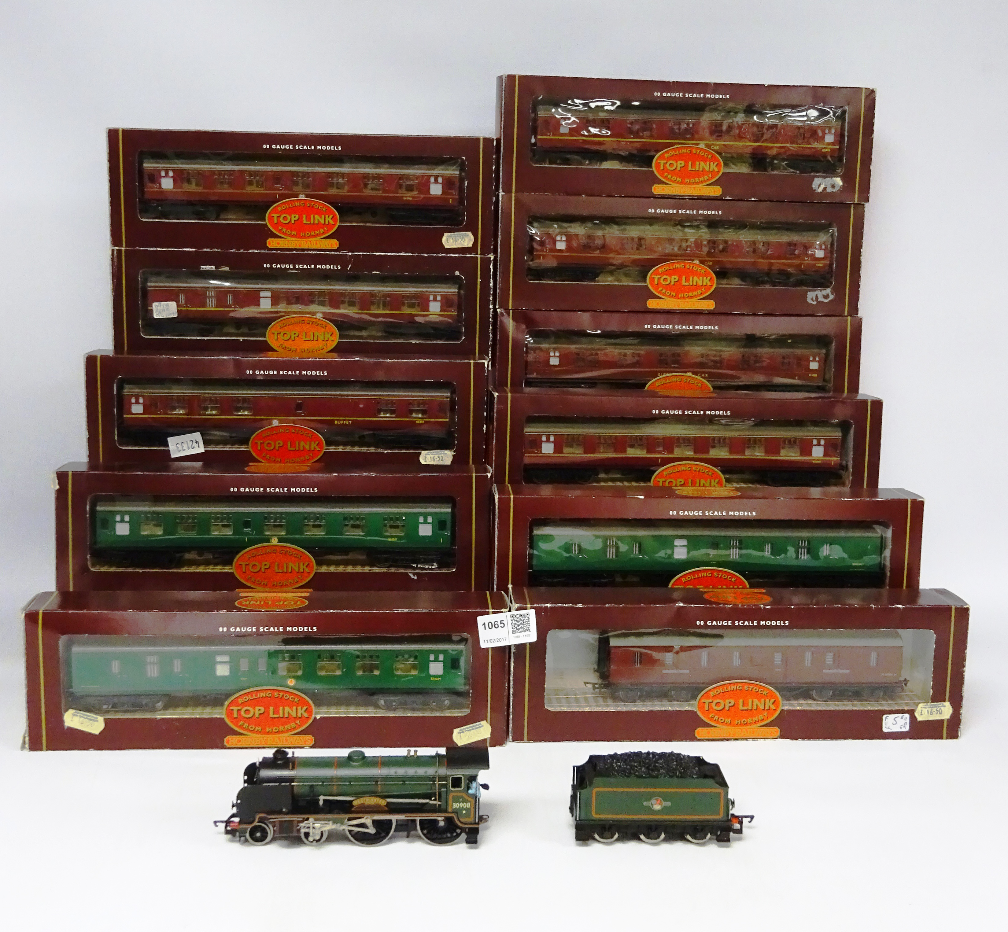 Hornby OO Gauge Top Link Schools Class V loco 'Westminster' 30908 & a collection of Top Link - Image 2 of 2