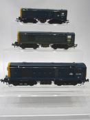 Bachmann Class 20 Diesel locos BR Blue with indicator discs 20063 & weathered 20052 and with
