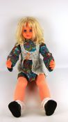 Large Palitoy doll 'Michelle' with blonde hair & sleeping blue eyes,