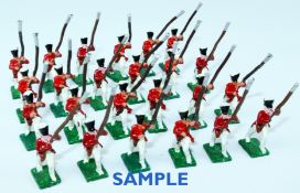 Large collection of small Hand Painted lead British & Foreign military figures,