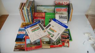 Collection of books & booklets relating to Yorkshire and British trams,