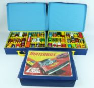 Matchbox Diecast Superfast, Corgi Junior & other miniature model cars in three cases,