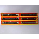 Hornby OO Gauge Rolling Stock: Great Western Brake, 1st Class & Composite Coaches,