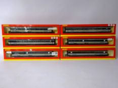 Hornby OO Gauge Rolling Stock: Great Western Brake, 1st Class & Composite Coaches,