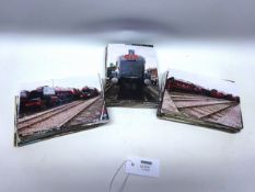 Collection of 7''x 5'' colour photographs of Steam Locomotives,