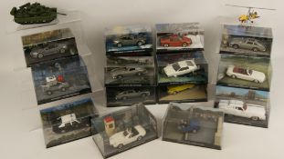 Set of Fabbri Ltd 'The James Bond Car Collection' collectors model cars from the 007 films