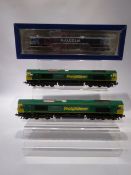 Bachmann Class 66 Diesel locos Freightliner Forth Raider 66612 and P&O Nedlloyd Atlas,