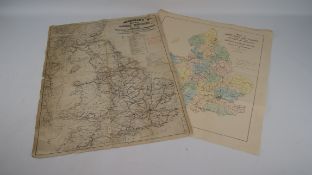 'Bradshaws Map of Great British Railways', pub.