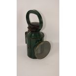 BR (M) Railway Lamp, Green painted, H30cm Condition Report <a href='//www.