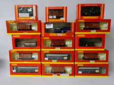 Hornby OO Gauge Rolling Stock: a collection including Vented & Meat Vans, Tankers etc , boxed,