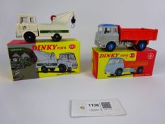 Two Atlas Edition Dinky Diecast models:Bedford T.K Crash Truck 343 & Bedford T.