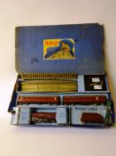 Hornby Dublo gauge railway set including LMS 'Duchess of Atholl' two Carriages & track,