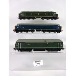 Bachmann Class 45 Diesel locos BR Green, 'Royal Artilleryman' D67 & BR Blue with white roof 114,