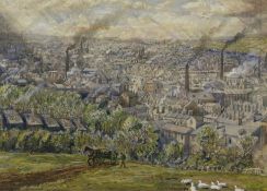 Frederick (Fred) Cecil Jones (British 1891-1956): 'Huddersfield Yorkshire',