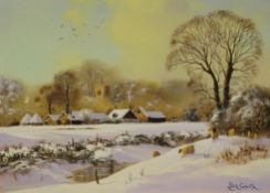 Peter Cosslett (British 1927-): Winter Landscape,