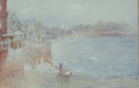 Henry Dawson Barkas (British 1858-1924): Scarborough Spa and the South Bay,