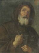 Spanish School (19th century): 'Charitas' - Portrait of a Monk,