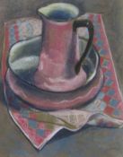 Pat Faust (British 1924-): 'In the Pink' still life,