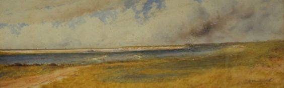 Frederick Henry Partridge (British 1849-1929): Norfolk Dunes, watercolour signed and dated 1915,