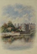 George Fall (British 1845-1925): 'Water Tower Minster York',