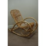 1970s vintage retro bamboo rocking chair Condition Report <a href='//www.