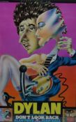 Bob Dylan original 1967 'Don't Look Back' Film Poster,