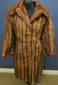 Musquash three quarter length fur coat - Vintage Clothing Condition Report <a