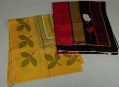 Two silk scarves (2) - Vintage Clothing Condition Report <a href='//www.