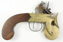 Early 19th century flintlock eprouvette powder tester by Mosdell of Newbury,
