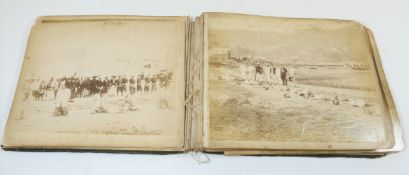 Album of late 19th century black & white photographs of Shanghai, including Beheadings, Cricket,