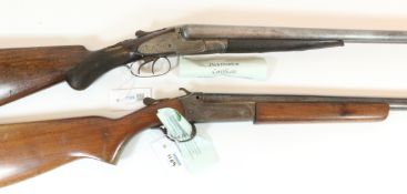 Deactivated - 12 bore double barrel side lock sporting gun by George Bate No.