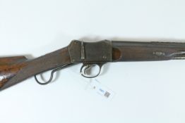 Unusual Swinburn Henry 577/.450 sporting rifle signed 'George Armstrong Cradock No.