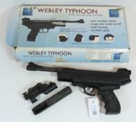 Webley Typhoon .22 air pistol No.0407 08186 Condition Report <a href='//www.