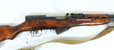 Deactivated - Russian SKS Kalashnikov 7.62mm self loading bolt action rifle No.
