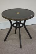 Circular garden table, D73cm, H72cm Condition Report <a href='//www.