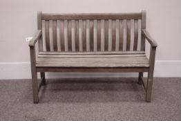 Alexander Rose teak garden bench, W122cm Condition Report <a href='//www.