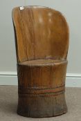 Carved tree stump stool, H80cm Condition Report <a href='//www.davidduggleby.