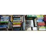 Books - Sporting, Money, autobiographies, factual and other books, six cricket stumps,