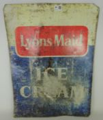 Lyons Maid Ice Cream enamel sign 61cm x 46cm Condition Report <a href='//www.