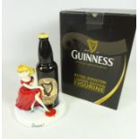 Royal Doulton Millennium Collectables 'Guinness Harpist' Limited Edition 444/750 with certificate