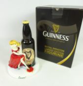 Royal Doulton Millennium Collectables 'Guinness Harpist' Limited Edition 444/750 with certificate