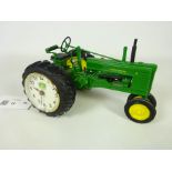 Danbury Mint 'John Deere' diecast model tractor clock Condition Report <a