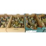 Approx 105 pottery models of Buildings, Cottages,