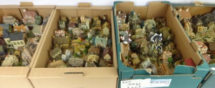 Approx 105 pottery models of Buildings, Cottages,