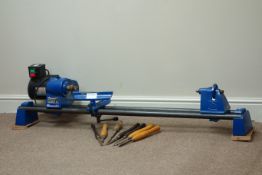 Record DML 36X wood turning lathe with accessories (This item is PAT tested - 5 day warranty from