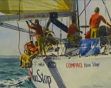 'Compaq Non Stop' competing in the BT Global Challenge Yacht Race,