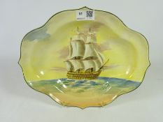 Royal Doulton Famous Ships series 'HMS Victory' dish,