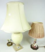 Masons 'Mandalay' pattern table lamp and one other pottery table lamp (2) (This item is PAT tested